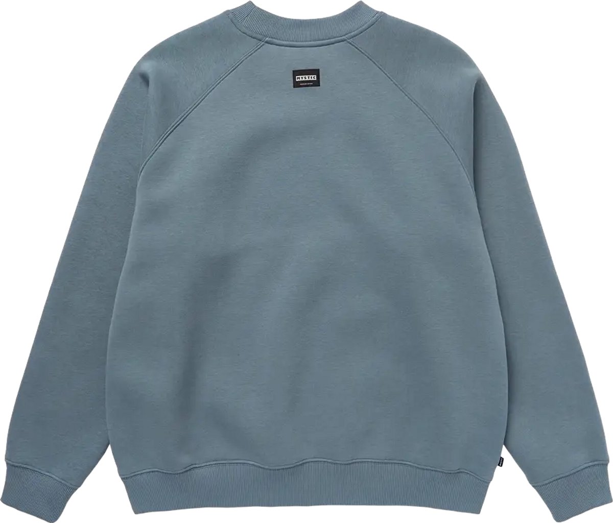 Mystic Enroute Crew Sweat Tidal Blauw