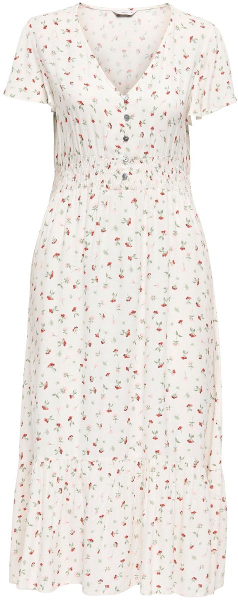 ONLY - ONLMARIANNE LIFE S/S MIDI DRESS WVN - Dames - Maxi jurken