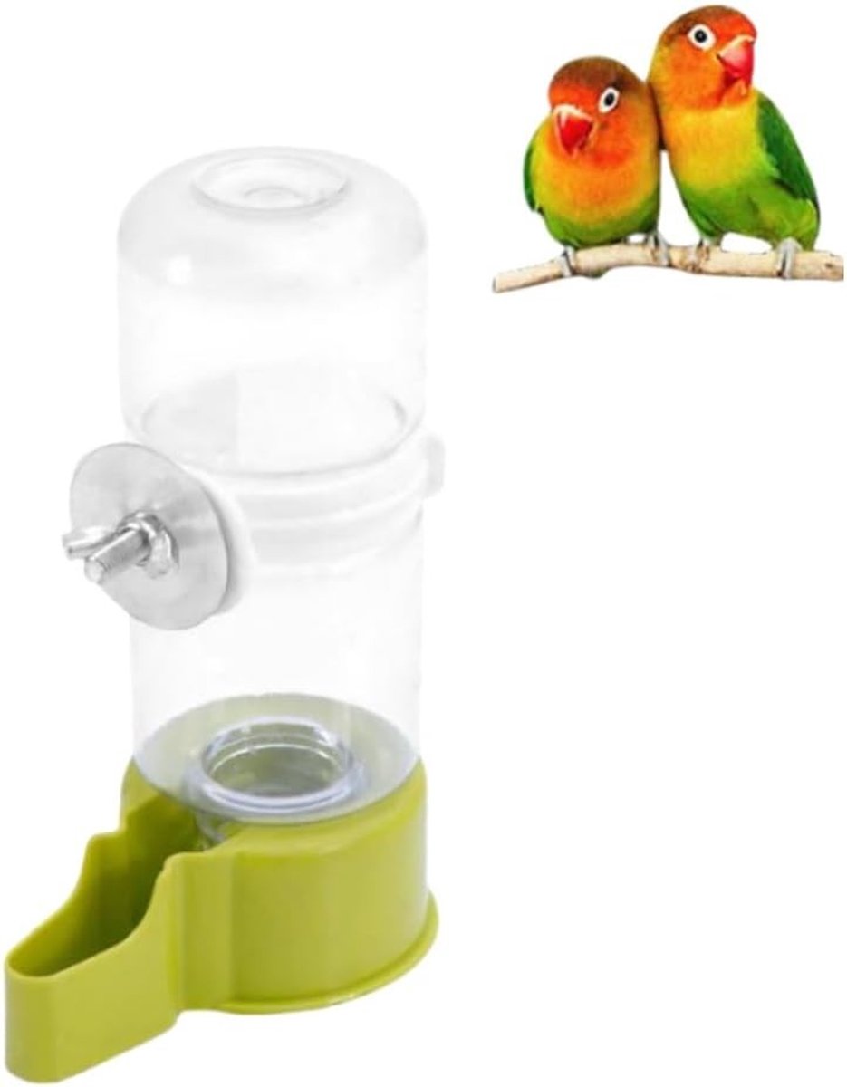 Automatische Waterdispenser voor Huisdieren - 140 ml Capaciteit voor Vogels, Papegaaien en Duiven - Handige Drinkoplossing voor Gezonde Hydratatie