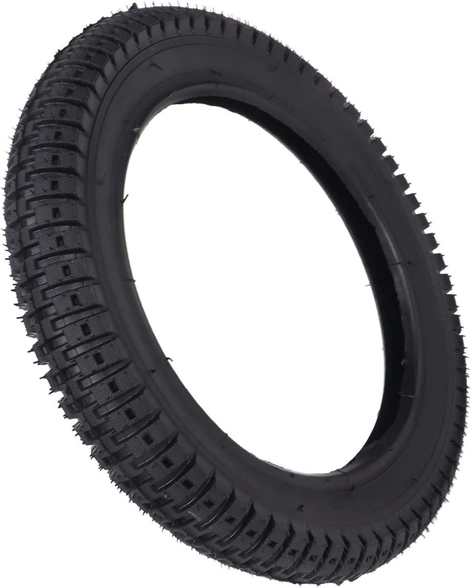 Fietsband Mountainbike - Banden Wiel - Comfortabel Fietsen - H-vormig Profiel - 12 x 2.125 inch - Zwart