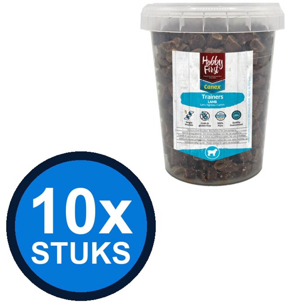 10x Hobby First Canex 100% pure trainers lamb 250gr