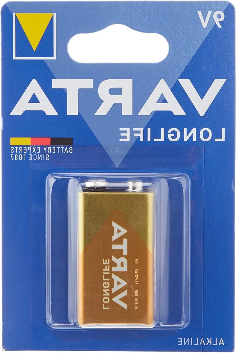 9V Blok Batterij - Alkaline Batterij E-Block - Apparaten Voeden - Lange Levensduur - 565 mAh - Niet van toepassing