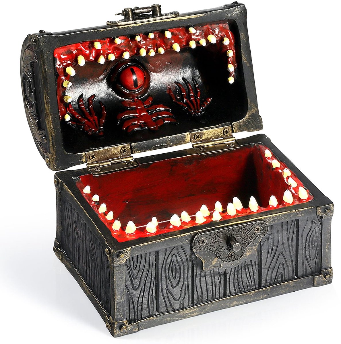 Omgoods - Dobbeltrommel met 6 Sets Polyhedral Dobbelstenen voor Rollenspellen