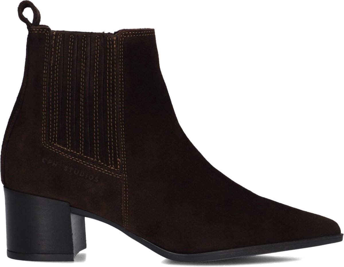 Copenhagen Studios Cph298 Enkellaarsjes - Enkelboots - Dames - Bruin - Maat 38