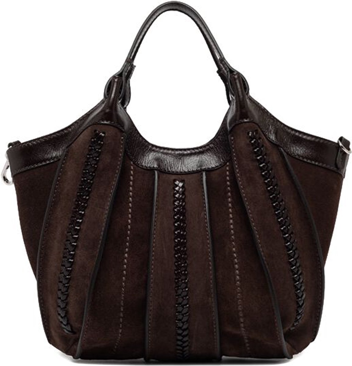 Gianni Chiarini Dua Schoudertassen Dames - Bruin - Maat ONESIZE