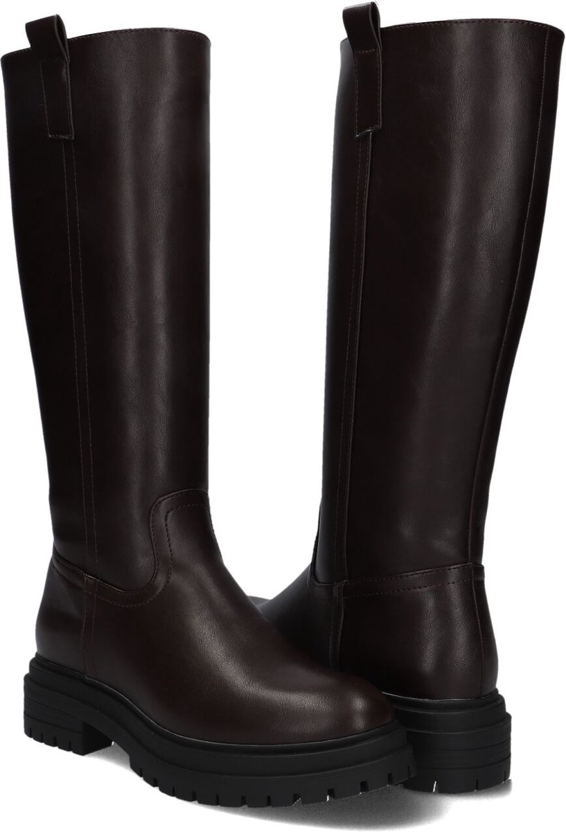 Wysh Romy Laarzen - Leer - Meisjes - Bruin - Maat 35
