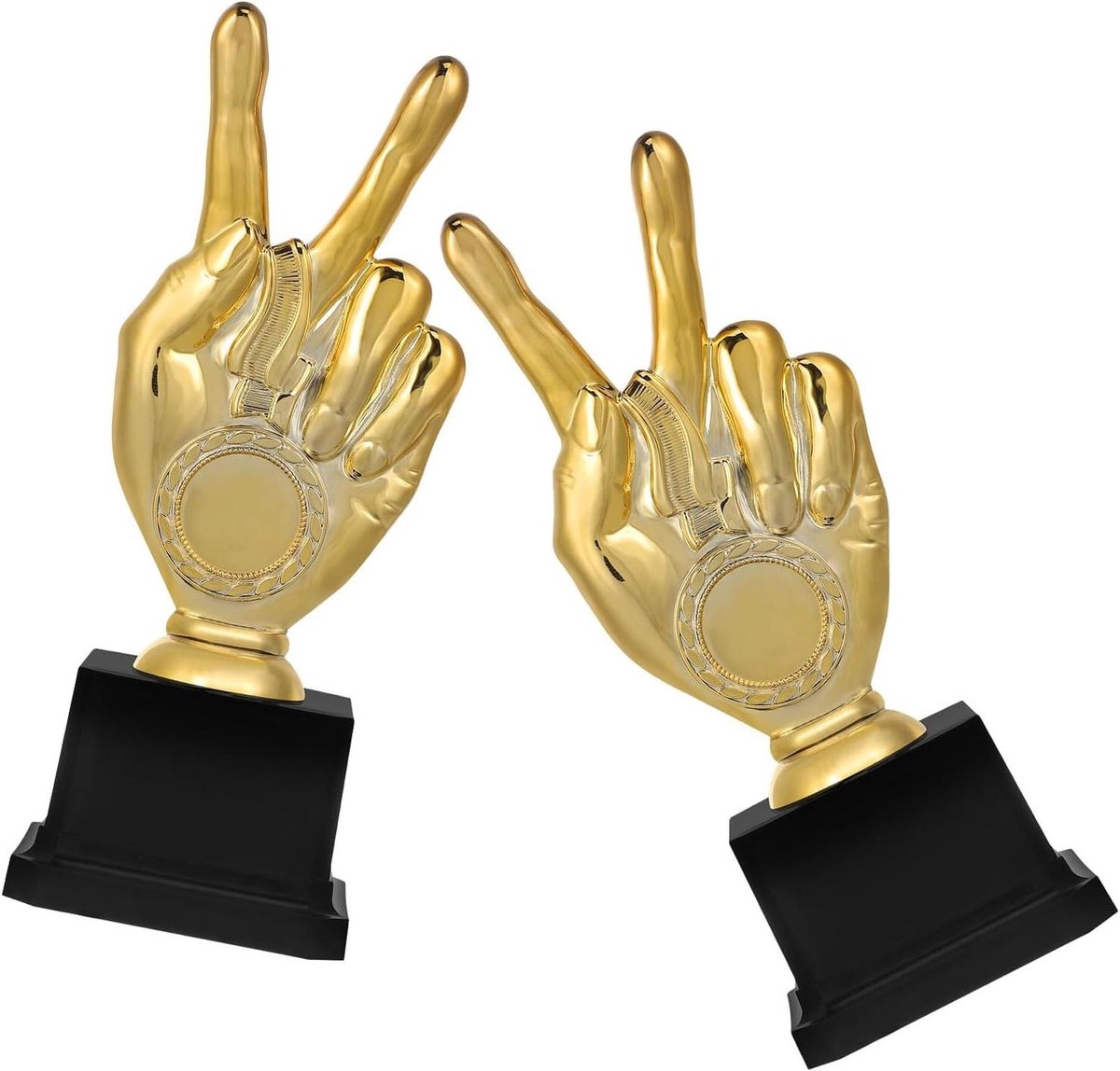 Kinder Trofeeën - Mini Bekers Prijzen - Prestaties Belonen - Vrolijk Gouden Design - 18.50X6.00X6.00CM - Multi
