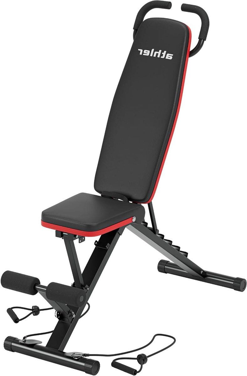 Verstelbare Halterbank - Trainingsbank Schuine Bank - Full Body Workout - 7-voudig Verstelbare Rugleuning