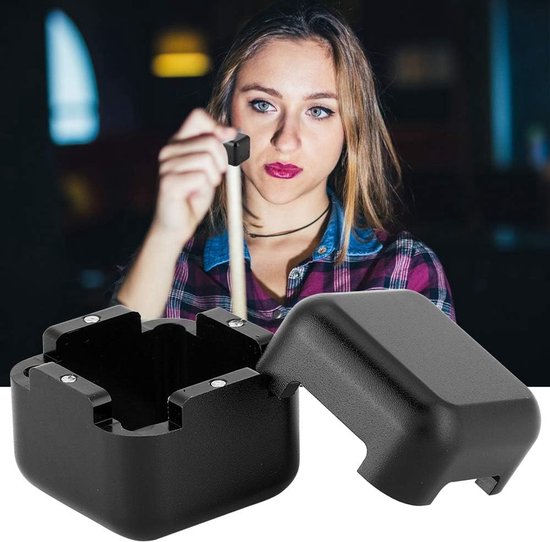 Billiard Chalk Holder - Pool Chalk Carrier - Billiard Spelen - Met Magnetische Bevestiging - 3 cm - Zwart — afbeelding 5