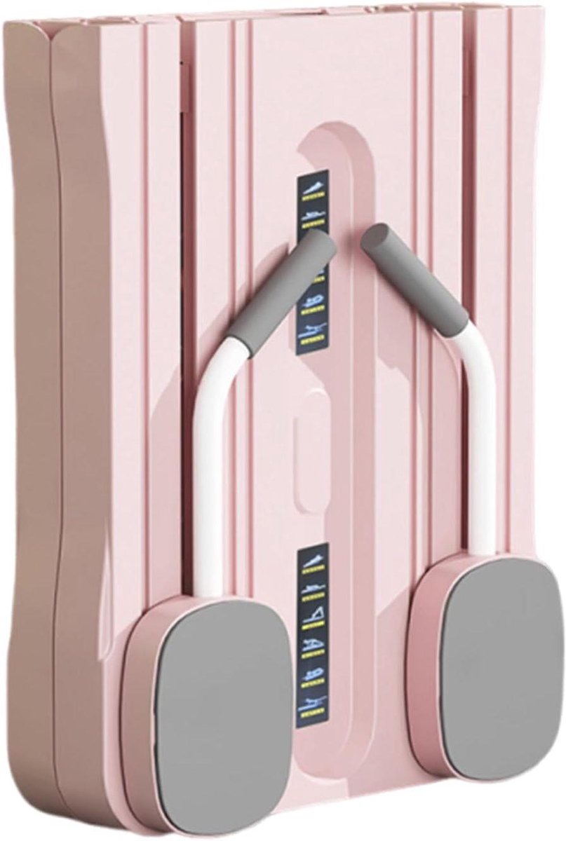 Pilates Reformer Set - Trainingsbord Core - Core Versterken - Opvouwbaar Ontwerp - 105x40x3 cm - Roze