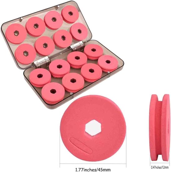 Foam Spoelen voor Vissen, Ideaal voor het Opslaan van Vissnoer en Accessoires, 16 Stuks in Plastic Box — afbeelding 4