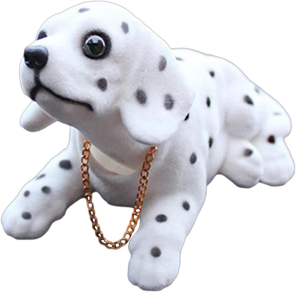 Hond Figuur - Dashboard Hond - Auto Decoratie - Beweegt Hoofd - 15 cm - Multicolor