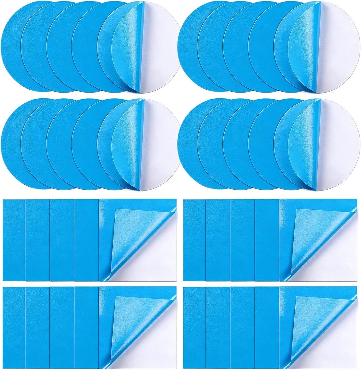 Zelfklevende Zwembadreparatieset - Blauw - 7 cm - Onderwater, Waterdicht Plakband voor PVC - Voor Zwembaden en Rubberboten