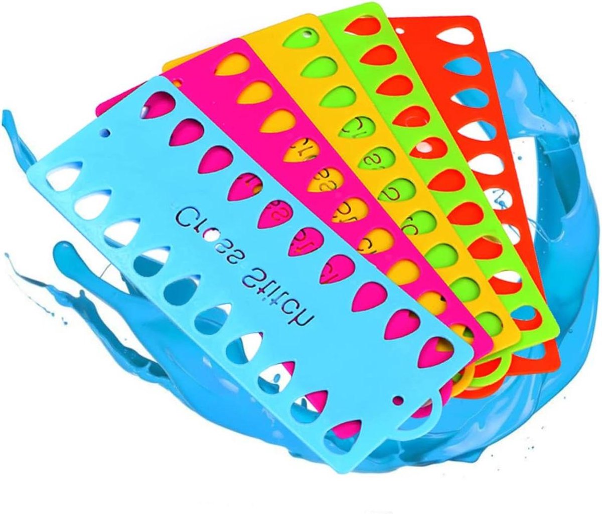 Garen Organizer - Spoelen Kaarten - Handwerken Opbergen - Herbruikbaar Plastic - 5 Stuks - Willekeurig