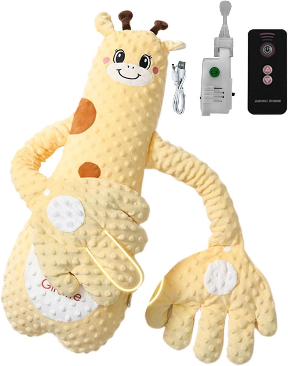 Babykussen - Slaapkussen baby - Rustige slaapomgeving - 3 Instelbare Modi - 68 x 25 x 16 cm - Meerkleurig