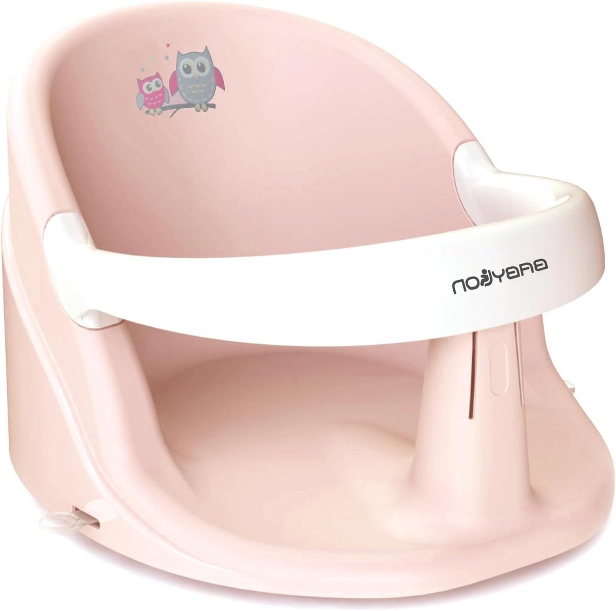 Babybadzitje - Badzitje baby - Veilig Baden - 4 Anti-slip Zuignappen - 345 x 405 x 345 cm - Roze-wit