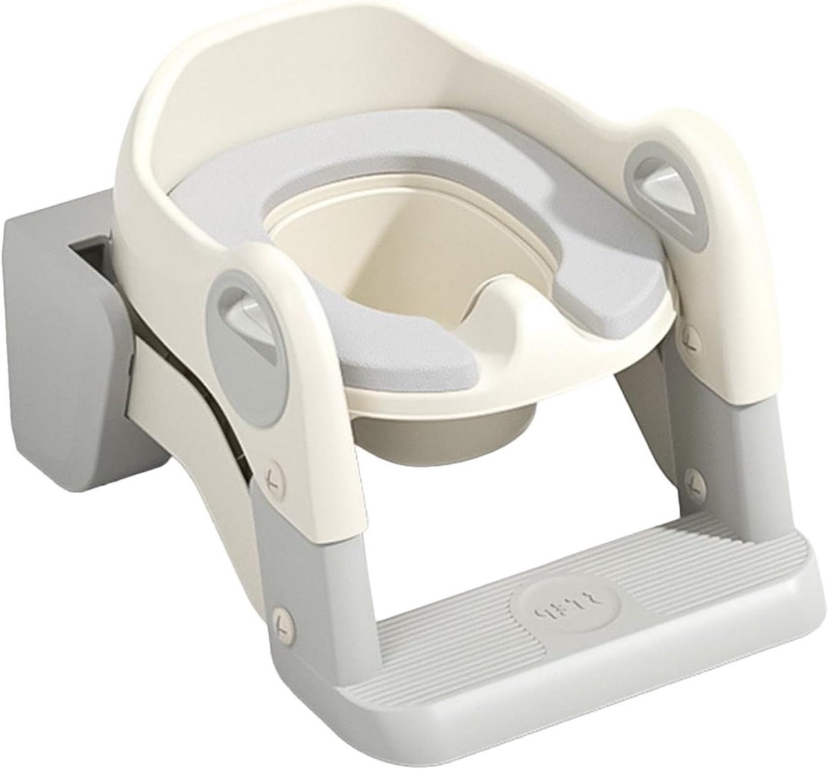 Kinder WC Stoel - Potty Trainer - Zindelijkheidstraining - Antislip & Veilig - 393B x 22H cm - Grijs