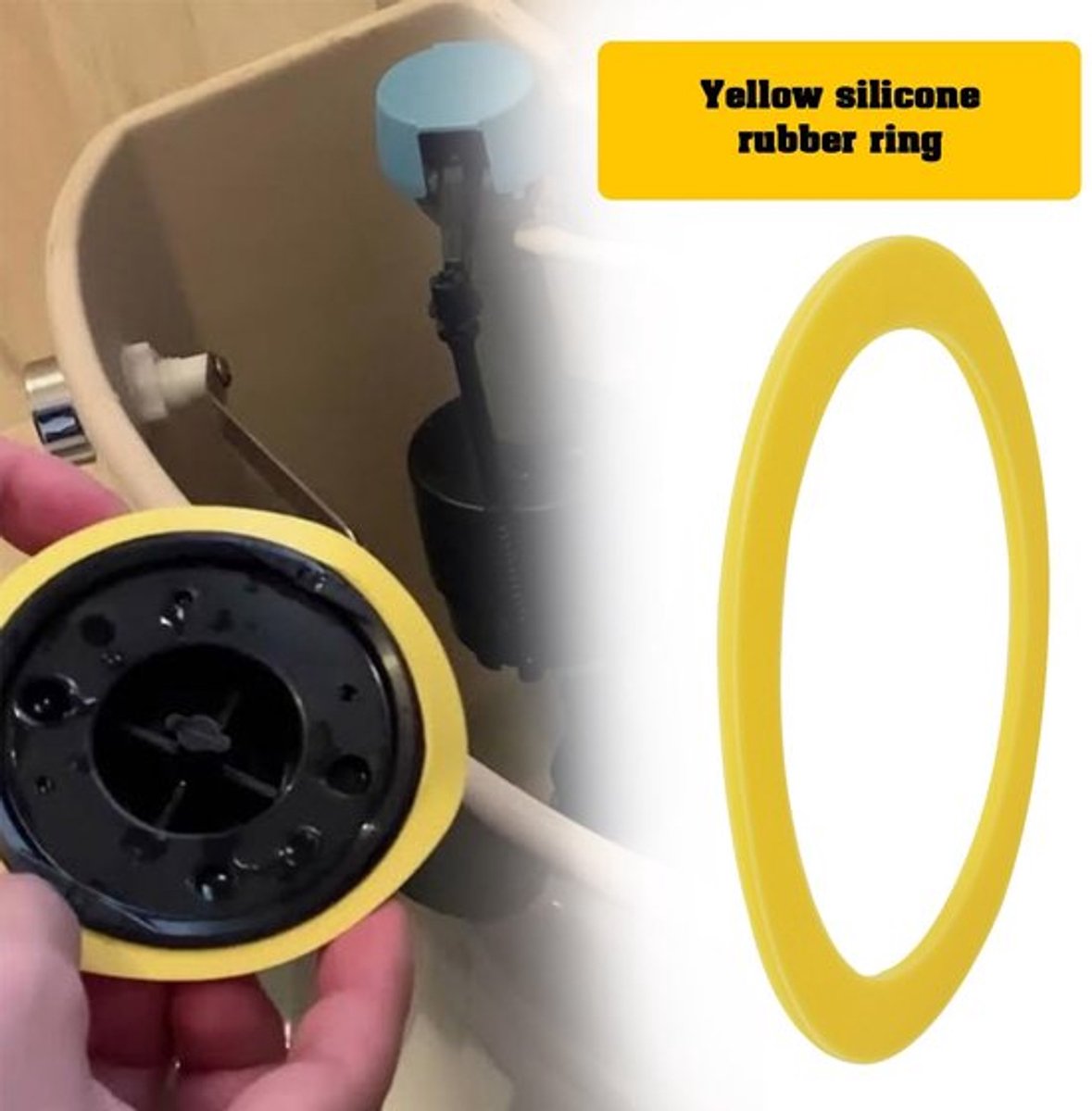 Toiletafdichtingen 6 Stuks - Compatibel met Kohler - Siliconen - Vervangt GP1059291/2475620 - Waterdicht - Eenvoudig te installeren - Afdichtingen