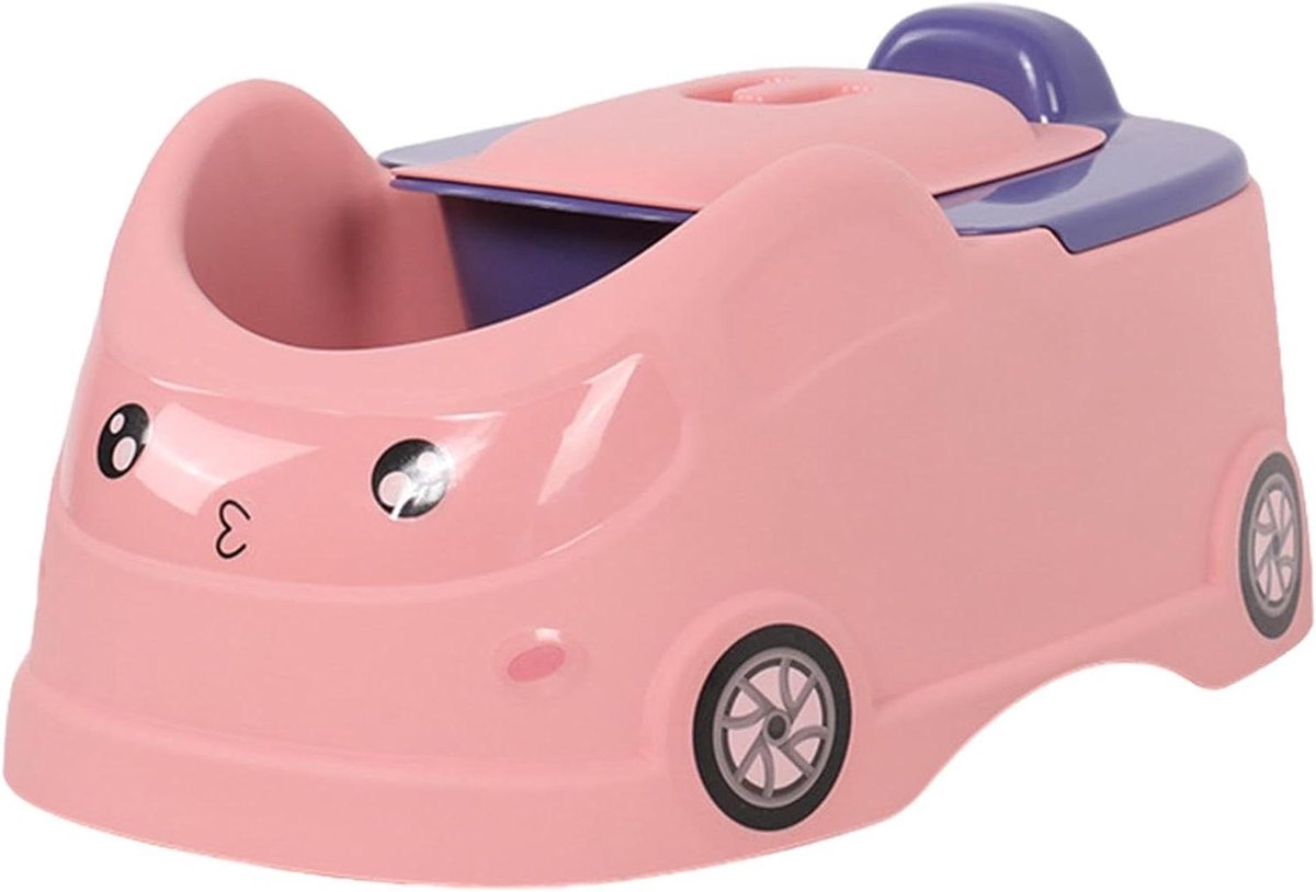 Peuter Potje - Reispotje Trainingspot - Zindelijkheidstraining - Geur en Morsbeheersing - 42 x 27 x 18 cm - Roze