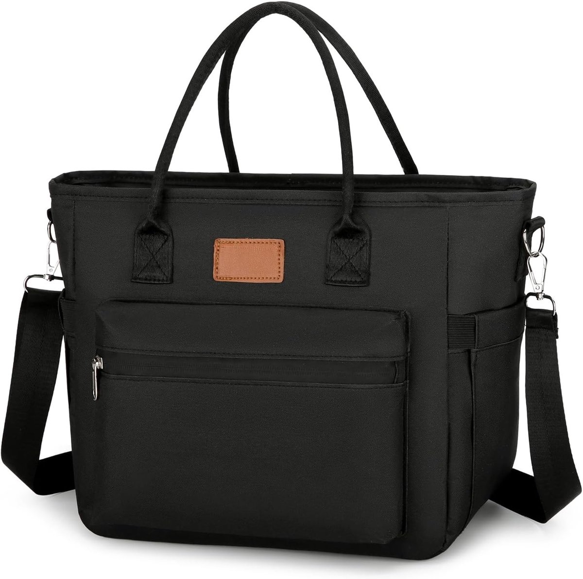 Koelrugzak - Zwart - 15,5L - Geïsoleerde Lunchtas met Waterdichte Oxfordstof - Voor Werk en Picknick