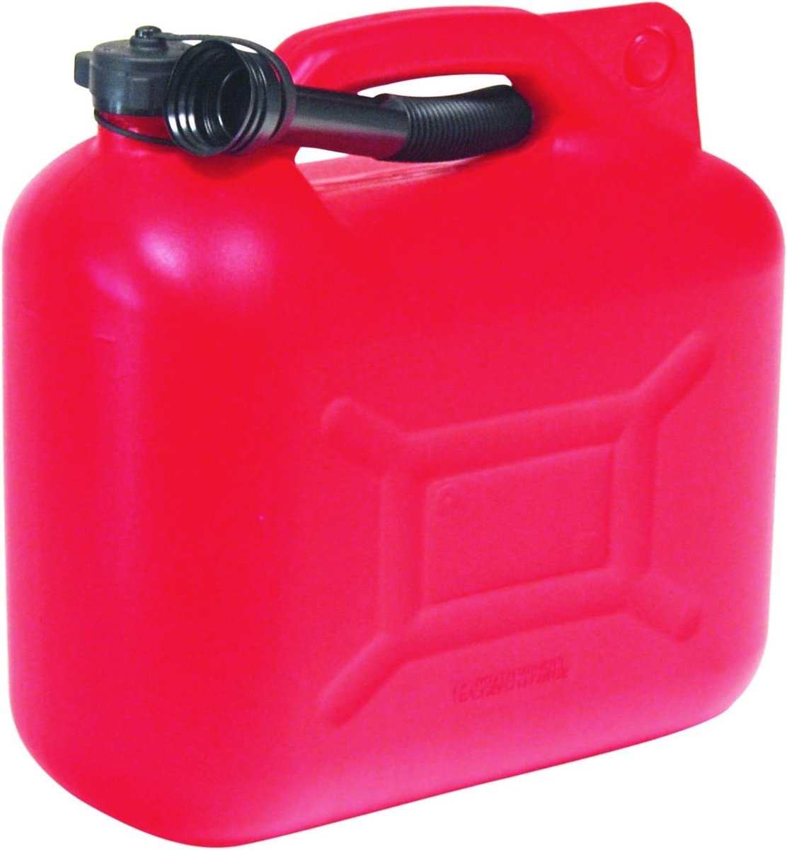 Jerrycan - Transparant - 20 l - Kunststof met Schenktuit - Voor Vervoer van Gevaarlijke Stoffen