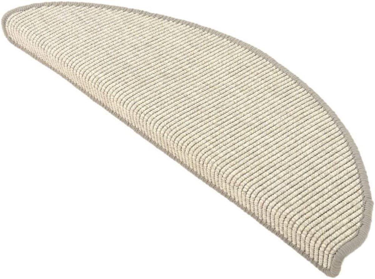 Trapmatten - Traptrede bekleding - Veiligheid trappen - Antislip geluidsdempend - 15 stuks 65cm - Zilver
