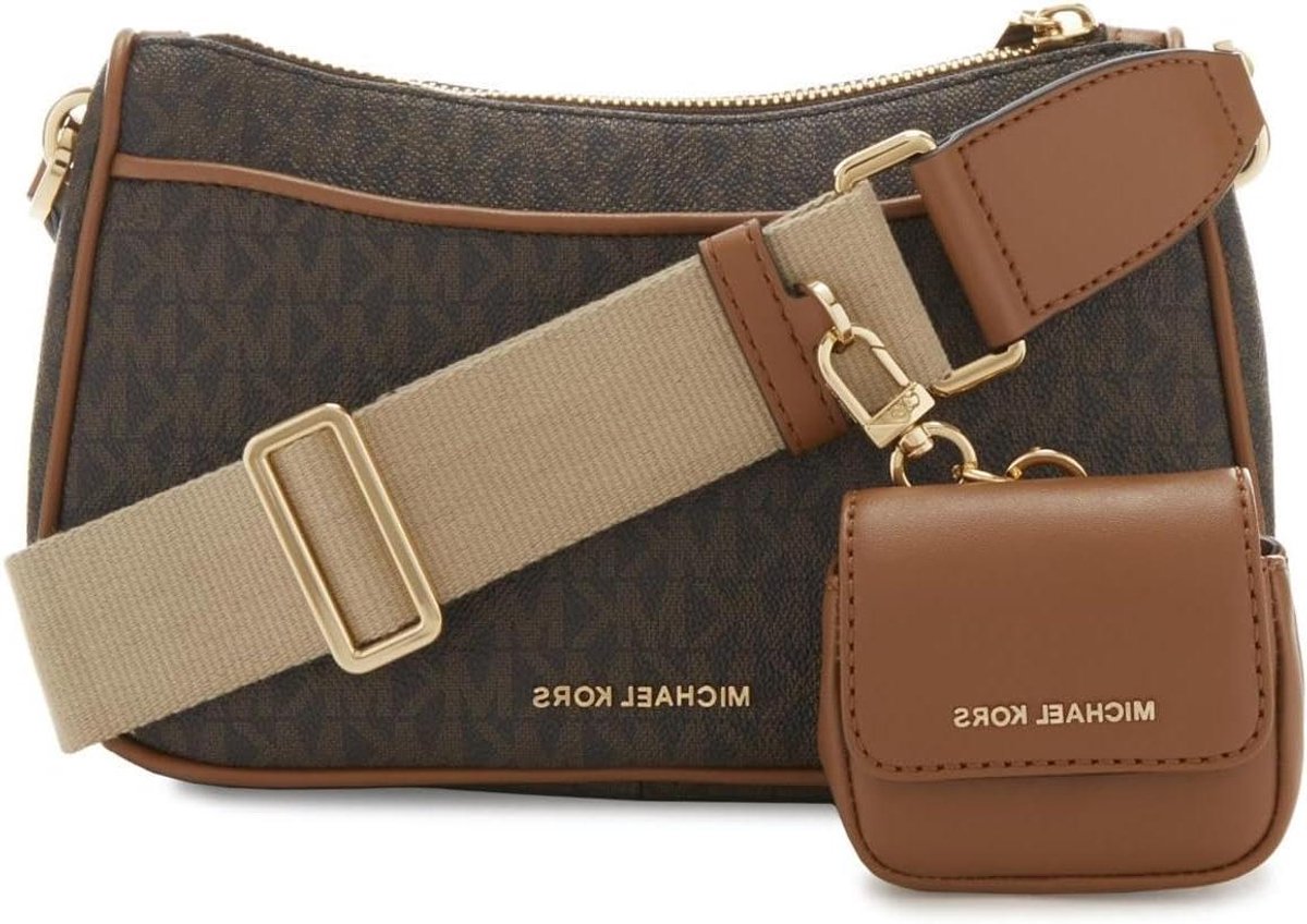 Dames Handtas - Schoudertas Crossbody - Dagelijks Gebruik - Verstelbare Band - 45 x 35 x 5 cm - Bruin