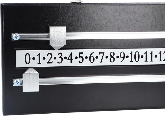 Biljart Scorebord - Snooker Scorehouder - Wedstrijd Bijhouden - Massief Hout Constructie - 51 x 15 cm - Niet Gespecificeerd — afbeelding 3