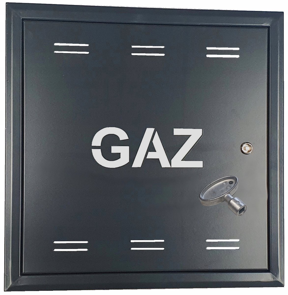 Markless Antraciet Gasaansluitdeur 40x40cm met Sleutel