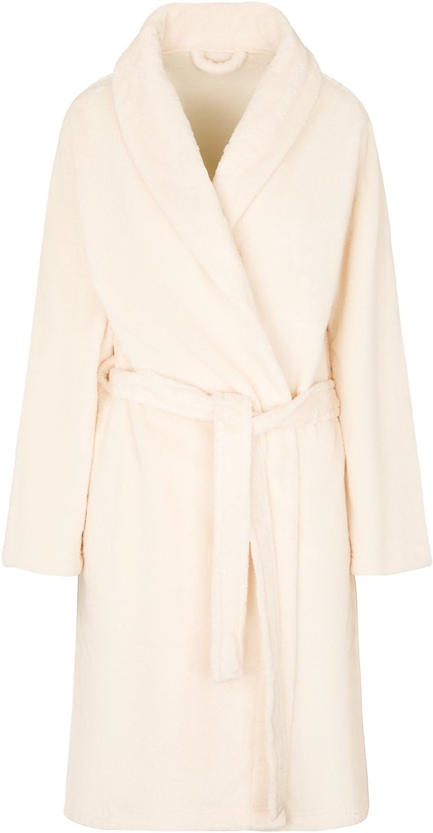 Hunkemöller Fleece Bathrobe Wit