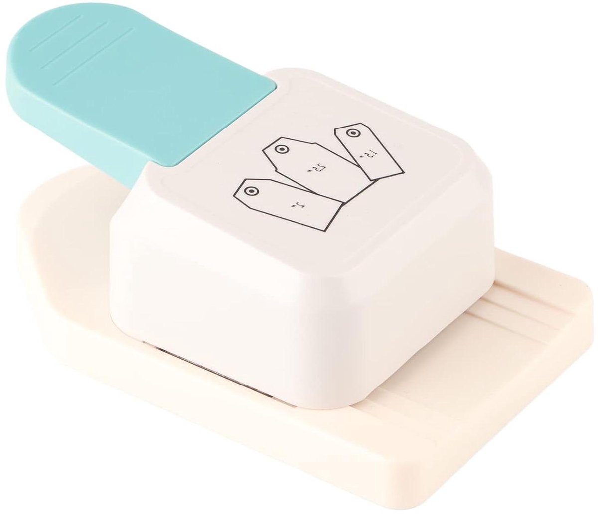 Hoekronder Pons - Label Maker Tag Punch - Kaarten Maken - Snijdt 4 Vel Tegelijk - 25 Inch Snede