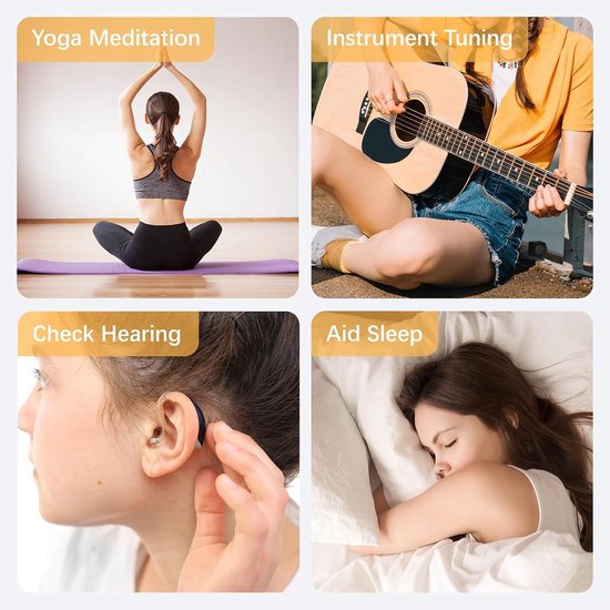 Set van 4 Stemvorken (128, 256, 512 Hz) met Hamer voor Therapie en Ontspanning — afbeelding 4