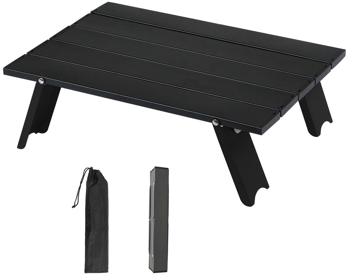 Omgoods - Opvouwbare Aluminium Campingtafel, Compact en Lichtgewicht