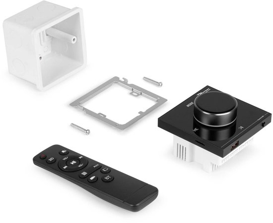 Power Dynamics set van 4 CSBA3L plafondspeakers met de B50B inbouw versterker - Bluetooth - 2x 25W — afbeelding 2