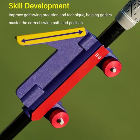 Golf Swing Trainer - Precisie Hulpmiddel - Swing Verbeteren - Compact en Draagbaar - 13 x 11 x 5 cm van GOLF — afbeelding 5