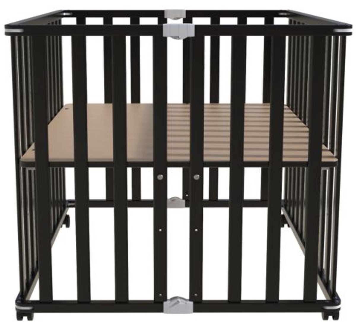 Born Lucky Opvouwbare Baby Box Flip Zwart – foto 6