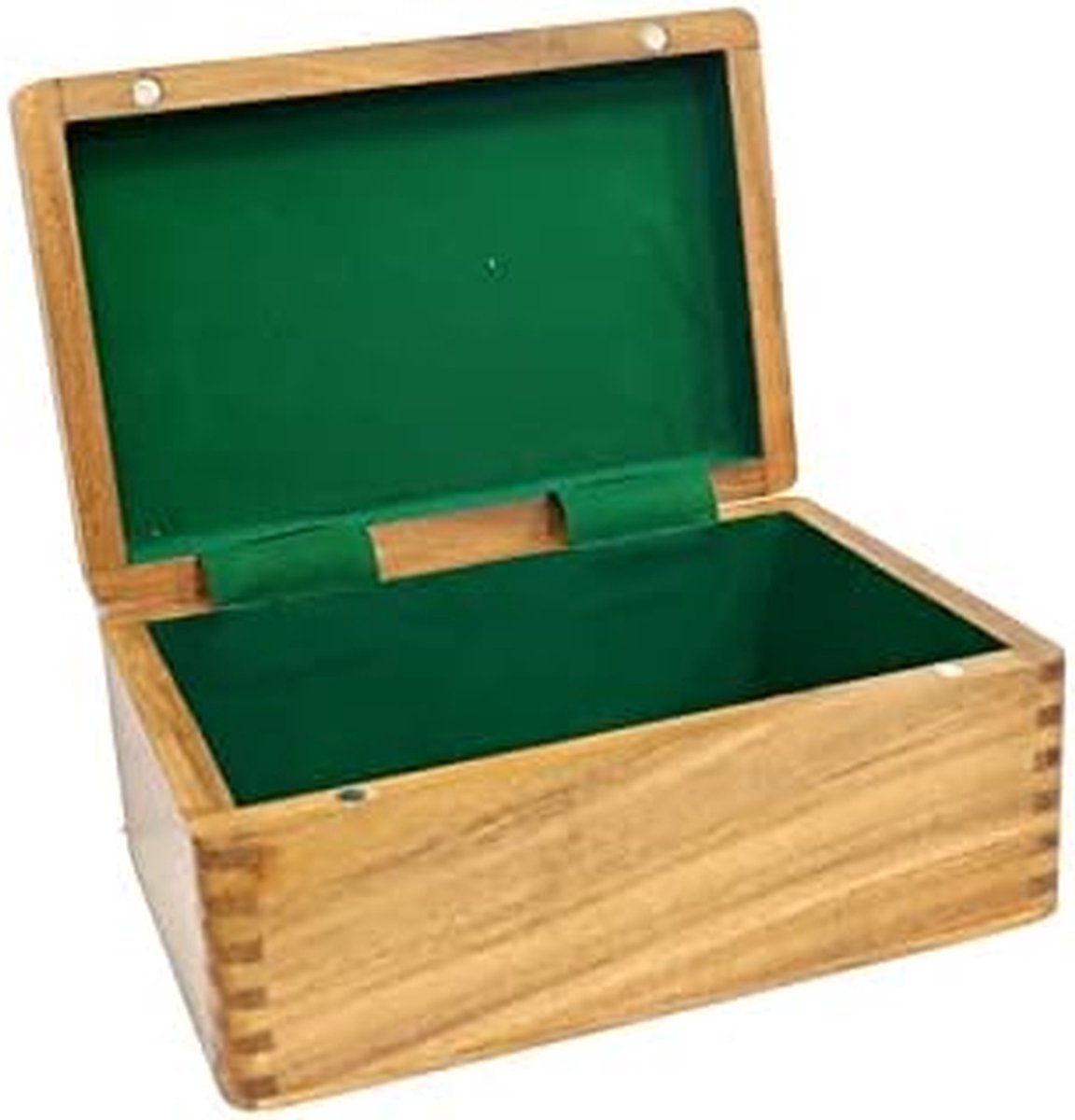 Schaakstukken Opbergdoos - Schaakdoos Hout - Schaakstukken Opbergen - Magnetisch Slot - 23.5 cm x 15.7 cm x 10.16 cm