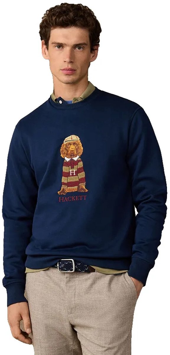 Hackett Heritage Harry Crew Sweatshirt Blauw S Man