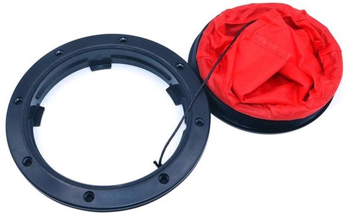 Deksel 6 Inch - Kajak Uittrekbare Dekplaat - Draagbaar - Slagbestendig - Corrosiebestendig - Inclusief Tas - Kajakdeksel