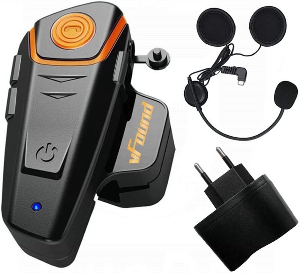 Motorhelm-headset - 1 Stuk - Draadloze Bluetooth Intercom - Waterdicht - Voor Motorfietsrijders