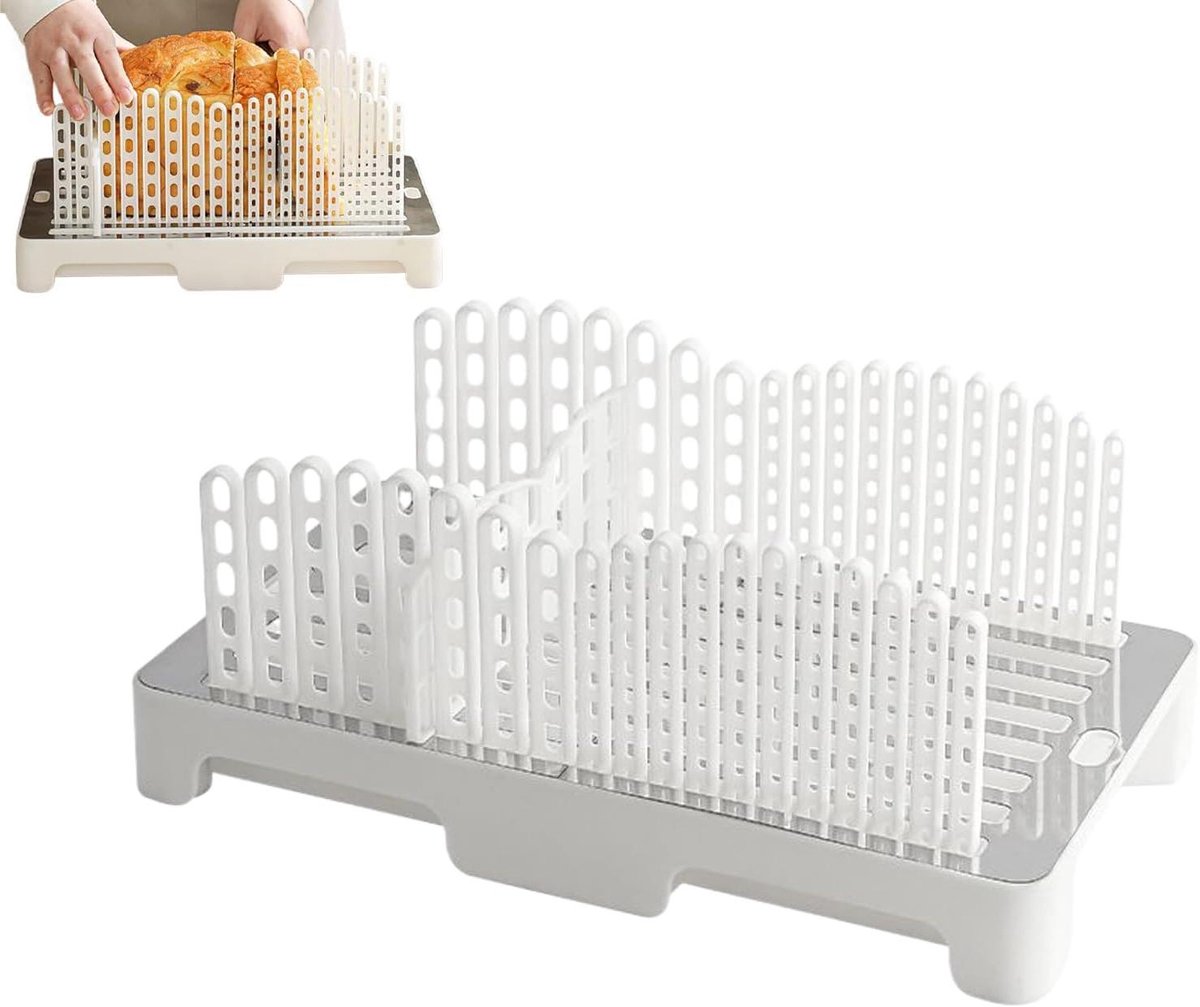 Handmatige Broodsnijder Brood Snijmachine Inklapbaar Perfect Brood Snijden Verstelbare Snijgeleiding 35 Centimeter A