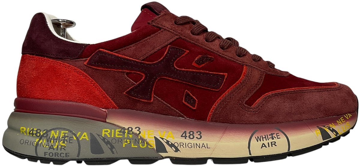 Premiata Sneaker Rood Suede