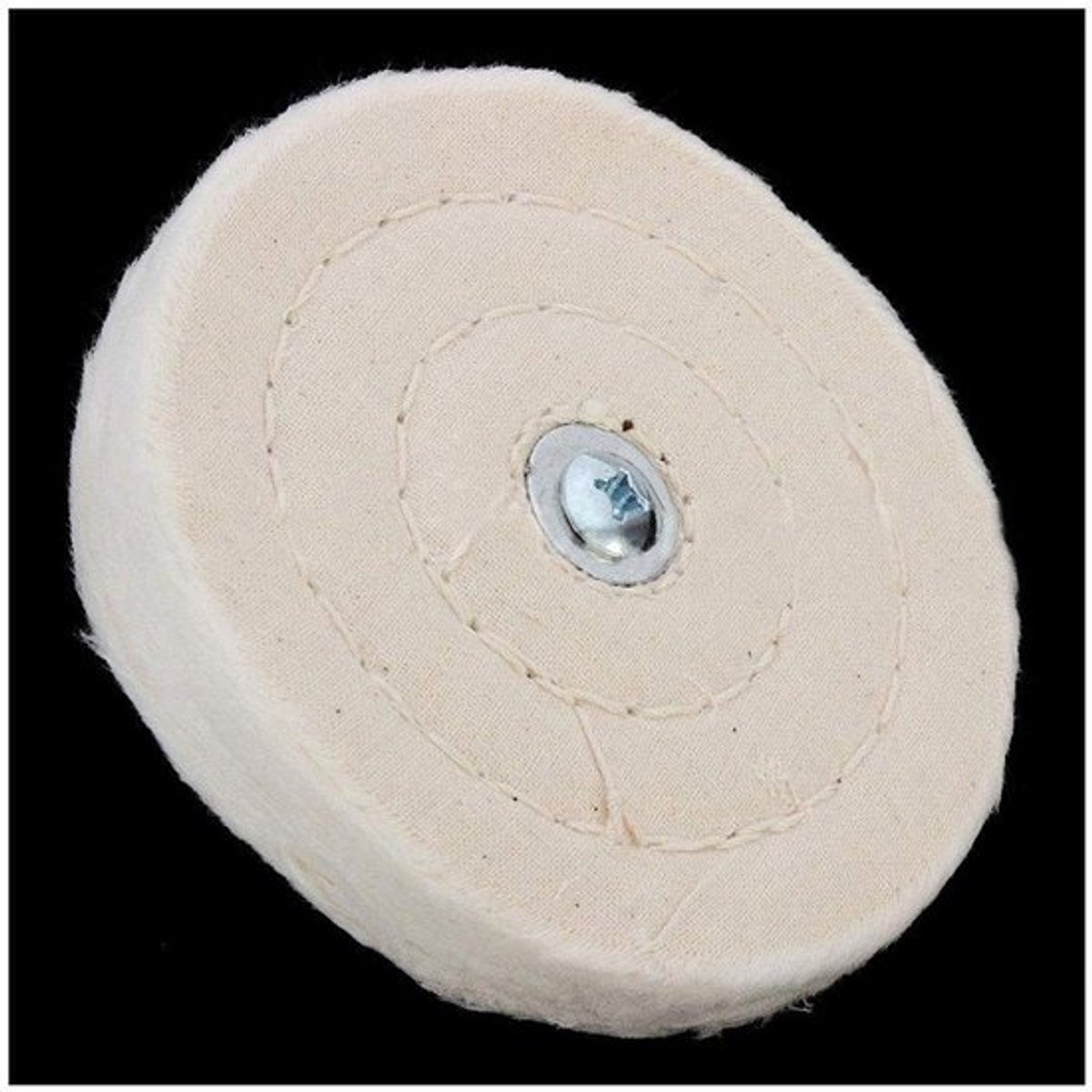 Polijstwiel - Katoen Polijst Pad - Professioneel Polijsten - 4 inch Schacht - Geschikt voor Metaal, Hout, Glas