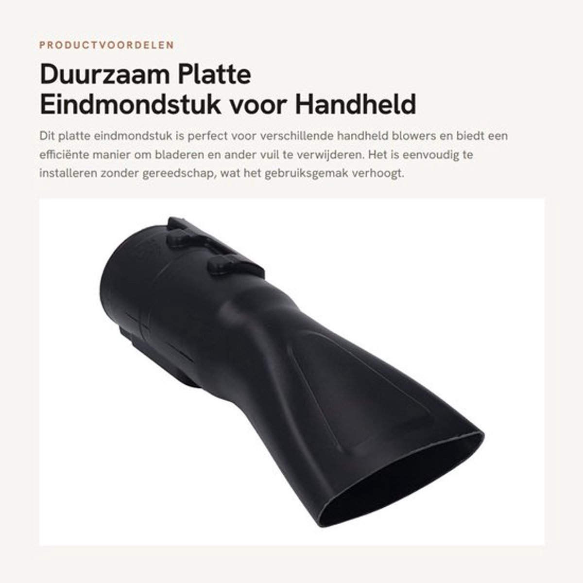 Eindmondstuk Duurzaam - Gebitsprotecties - Mondstuk Stofzuiger - Efficiënt - Snelle Montage - Brede Toepasbaarheid