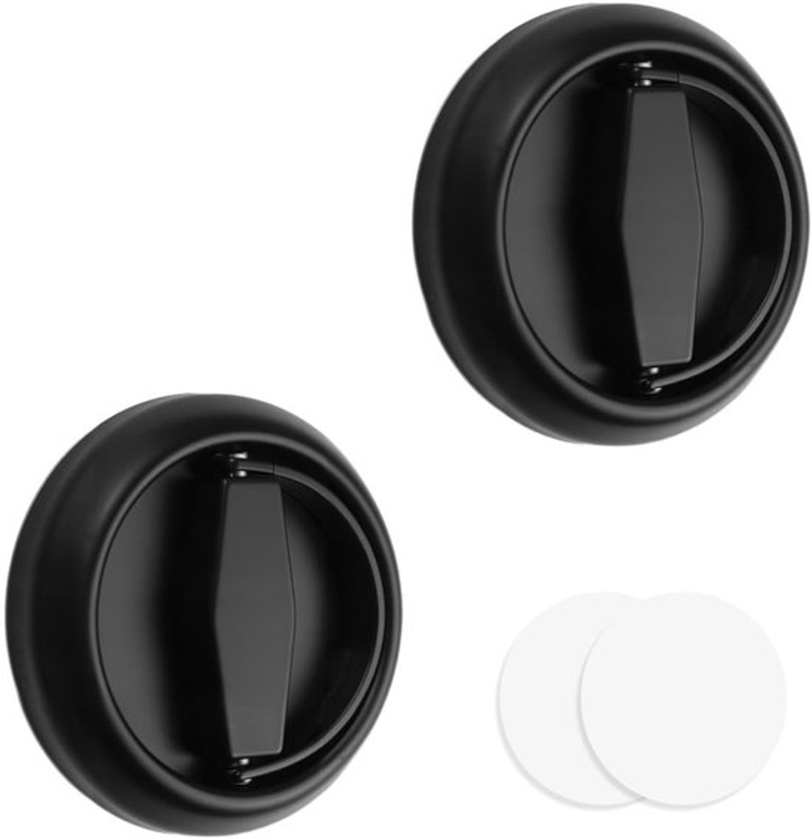 Handgrepen 2 Stuks - Zelfklevend - Roestvrij Staal - Decoratieve Meubelhardware - Voor Schuifdeuren - Premium Afwerking - Meubelgrepen