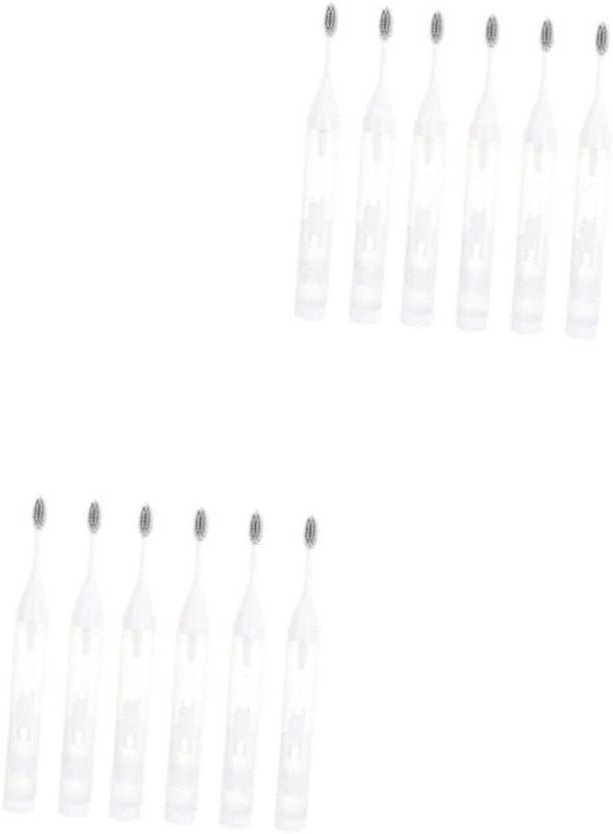 Tandenborstelhouder Reis - Opvouwbare Tandenborstelbox - Hygiënisch Reizen - Met Opzetborstel Functie - 15 cm - Wit