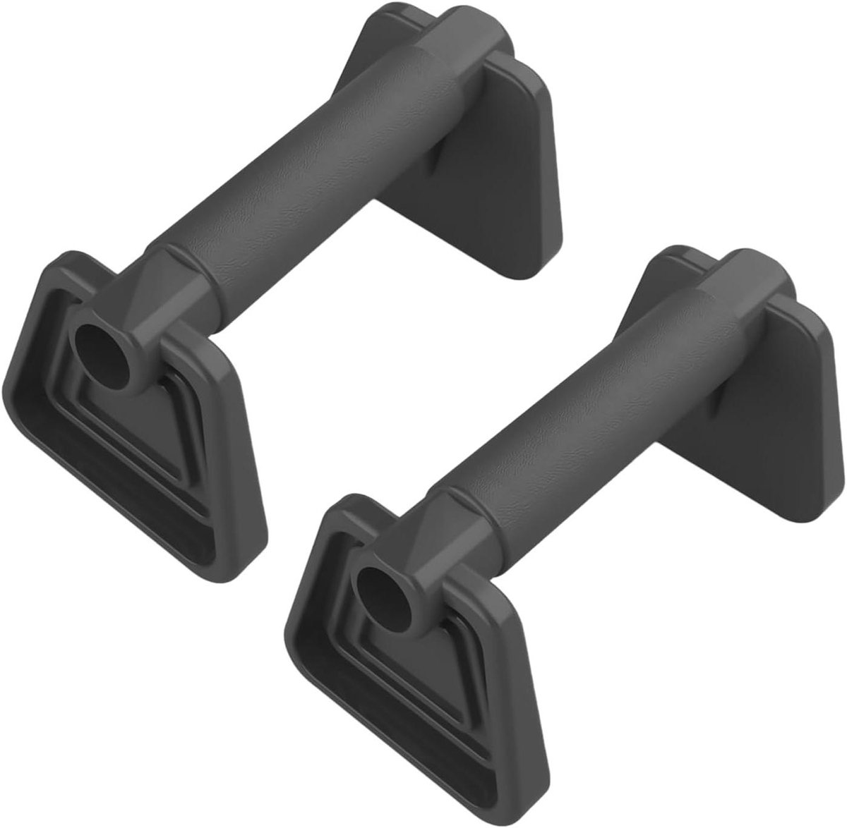 Push Up Bars - Handgrepen Vloertraining - Kracht Opbouwen - Ergonomisch Ontwerp - 14.5 cm Lengte - Zwart