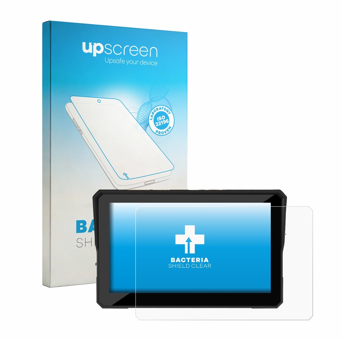 upscreen - Screenprotector voor Carpuride W502T Pro 5" - Folie Beschermfolie transparant antibacterieel