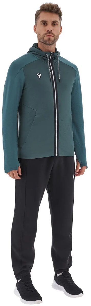 Hooded sweatshirt met rits Macron FCE Gulvain 3D