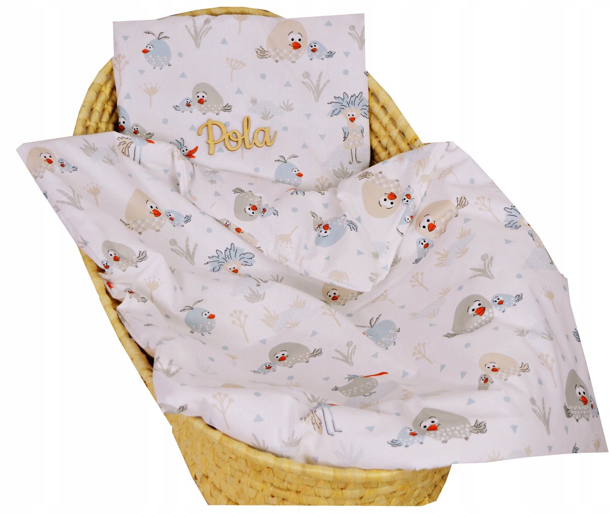 Merkloze Babybeddengoed Set 60x75 cm met Vulling